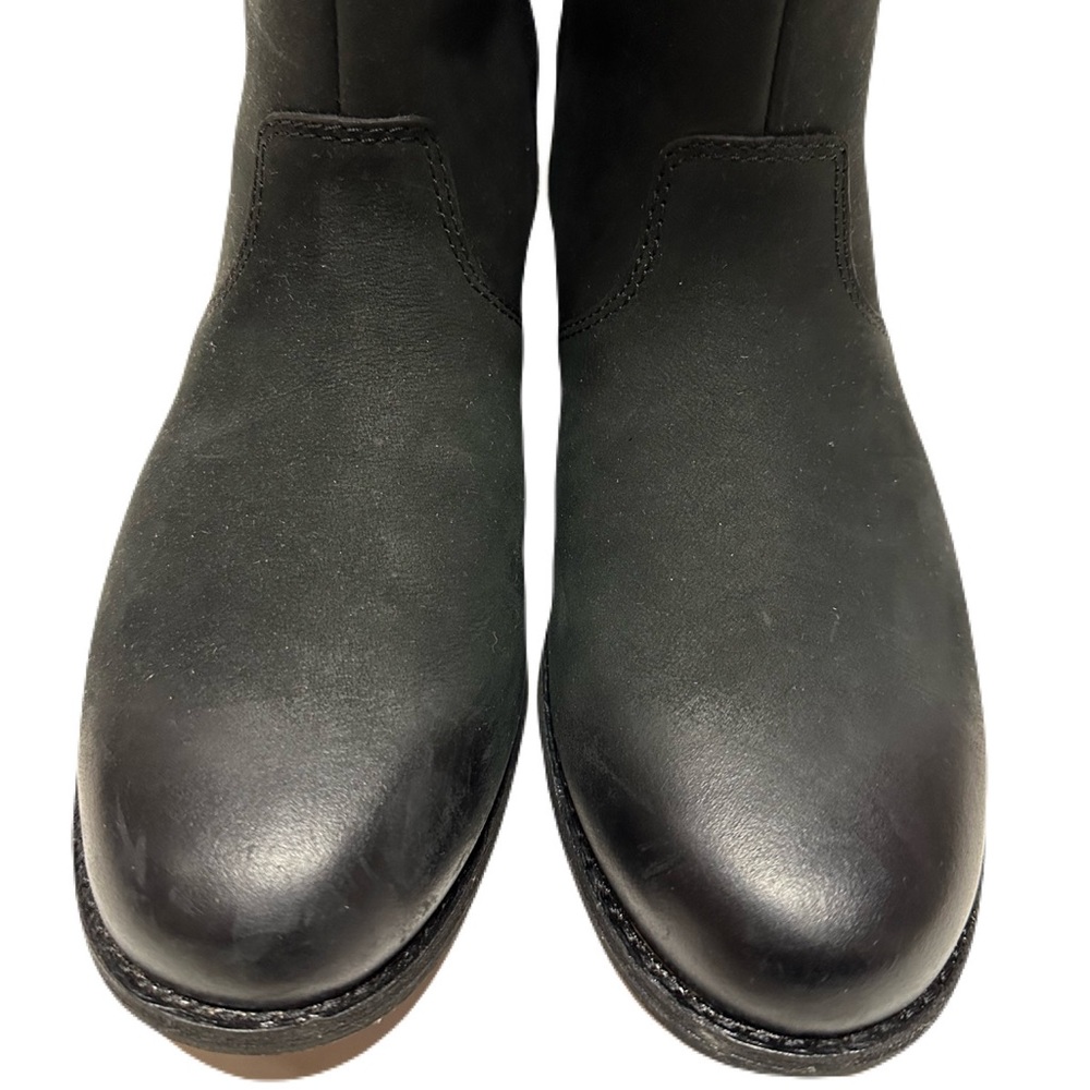 NEW Teva Womens Size 6 Black Leather Tall Ellery Waterproof Boot *Display Pair* - Picture 5 of 9